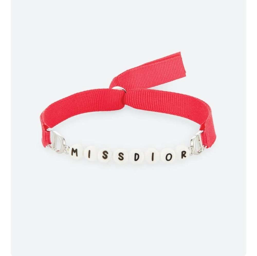 New Sealed DIOR VIP Miss DIOR beaded Ribbon Bracelet Limited Edition Dior